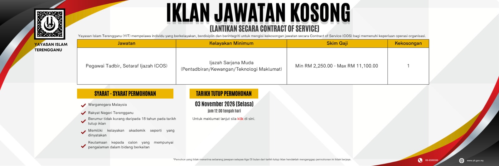 Jawatan Kosong COS